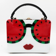 Boutique De FGG Fashion Lady Acrylic Box Clutch Women Totes Handbag Fashion Part - £58.96 GBP