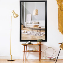 36&quot; Rectangular Wall Mirror Makeup Mirror Bathroom Sturdy Metal Frame Home Decor - £58.51 GBP