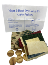 Heart and Hand Dry Goods Apple Pickin&#39; Pillow Kit NEW - £12.47 GBP