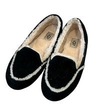 UGG Black Hailey Slippers House Shoes Size 5 Women&#39;s Girls - £26.79 GBP