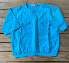 Vintage gitano Men’s short sleeve 1/4 Button Sailor top Size S Blue P7 - £14.17 GBP