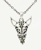 MYSTICA ACCESSORY CELTIC ABSTRACT VINE ALLOY NECKLACE LED FREE METAL - $14.99