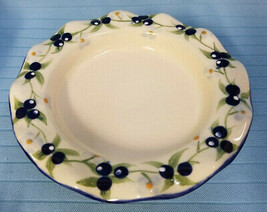 Thailand Sierra Compote Art Plate Candy Coin Candle Dish Decorative Blue White - £23.50 GBP