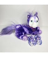 Unicorn Surprise Zooey Horse Plush with 2 Babies Purple 2019 Stuffed Ani... - £12.23 GBP