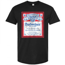 Budweiser Classic Logo Distressed T-Shirt Black - £27.51 GBP+