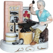 JBG Importers London Ye Olde Blacksmith Shoppe Farrier Shop Porcelain Figurine - £71.10 GBP