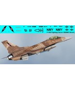 1/144 PLASTIC HOBBY CRAFT KIT F-16A ROLLOUT with NSAWC DESERT CAMO Decal... - $296.93 MXN