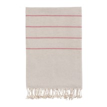 Bello Turkish Beach Towel Izmir Linen Red, Handwoven Peshtemal, 39 x 66.... - £20.88 GBP