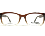 Affordable Designs Eyeglasses Frames FINN BROWN Clear Fade Square 56-18-150 - $46.53
