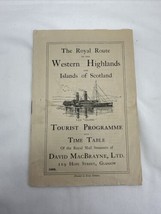 The Royal Route : Summer Tours in the Western Highlands and Islands of Scotland: - £31.50 GBP