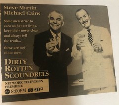 Dirty Rotten Scoundrels TV guide Print Ad Steve Martin Michael Caine Tpa2 - £4.43 GBP