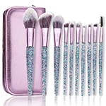 Azzled glitter makeup brush set purple by enzo ken bling cute crystal brushes sets with thumb200