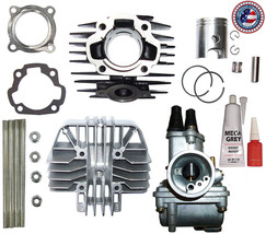 fits Carburetor Cylinder Gasket Piston Ring Kit Set Yamaha BW80 BW 80 19... - £66.10 GBP