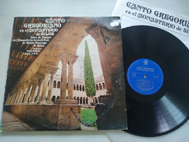Gregorian Chant In The Monastery De Silos 1980 - LP 12&quot; Vinyl VG/VG - $31.10