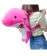 Pink Baby Shark Stuff Toy Girl Backpack - $273.89 MXN
