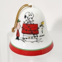 Peanuts Snoopy Ornament Bell OK Who’s The Decorator 1965 Porcelain UFS Japan - £18.99 GBP