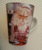 A grumpy cat Latte coffee mug &quot;Happy Happy Joy Joy&quot; Christmas - $24.99