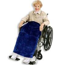 Classy Pal Wheelchair Blanket – Fleece Travel Wrap (Navy Blue) - $99.78