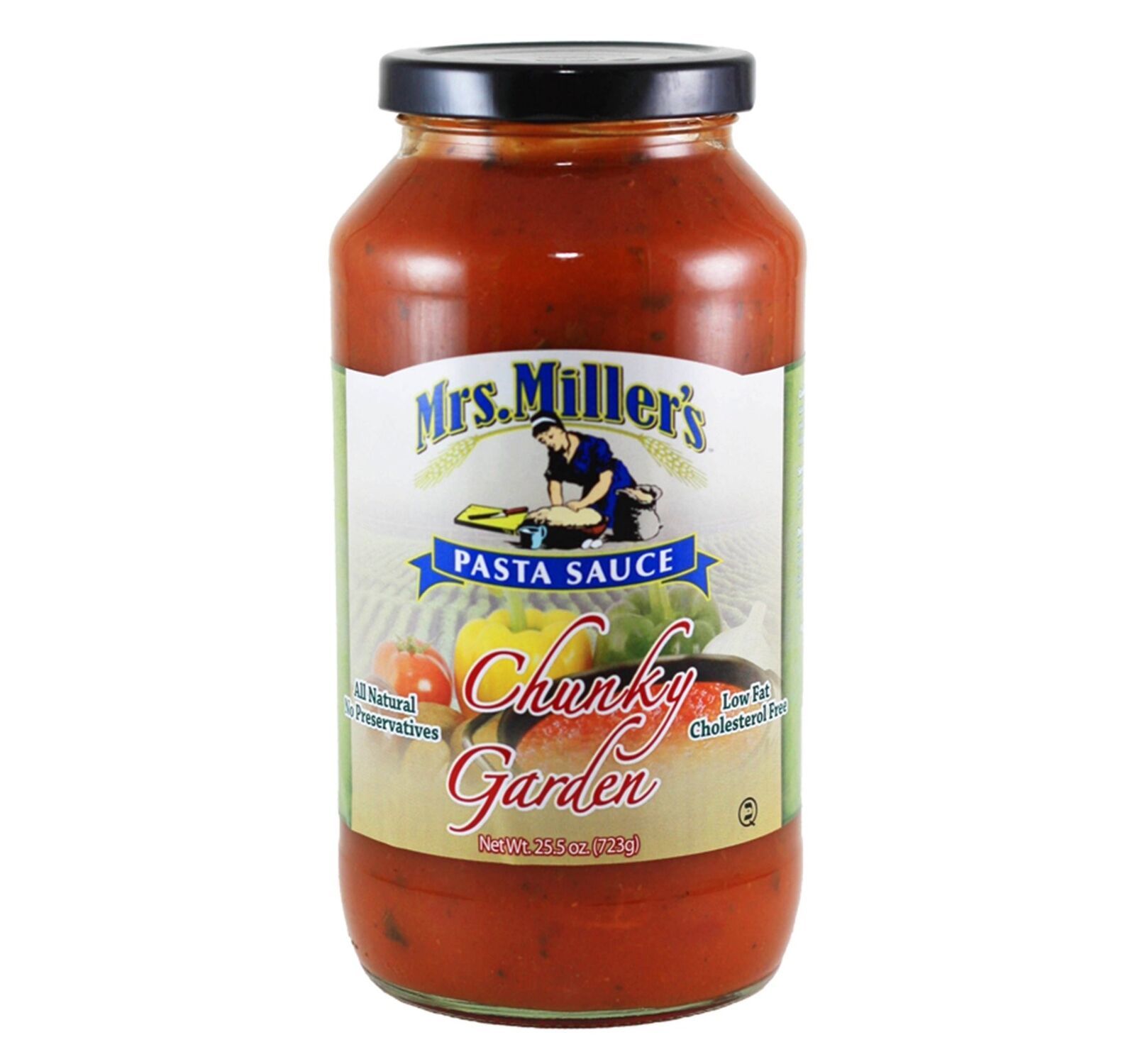 Mrs. Miller's Chunky Garden Pasta Sauce, 3-Pack 25.5 oz. Jars - £26.29 GBP