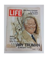 LIFE Magazine December 1 1972 HARRY TRUMAN Retro Ads - $13.52 CAD