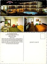 New Jersey Wildwood Le&#39; Voyageur Family Resort Motel Pool VTG Postcard - £7.43 GBP