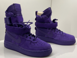 Authenticity Guarantee 
SF AF1 864024 500 COURT PURPLE MENS SNEAKER SNEA... - £305.78 GBP