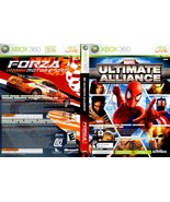 Marvel: Ultimate Alliance &amp;  Forza 2 Motorsports Complete CIB 2 Discs Ne... - $368.06 MXN