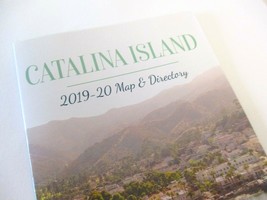 Catalina Island 2019 - 2020 Map &amp; Directory Pocket Map Ad&#39;s Business Dining #5 - £7.10 GBP