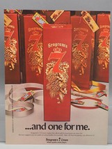 Vintage Magazine Ad Print Design Advertising Seagrams 7 Crown Whiskey - £22.21 GBP