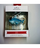 Christmas Ornament Hallmark Shark Requin Blue With Sunglasses 2022 - £11.73 GBP