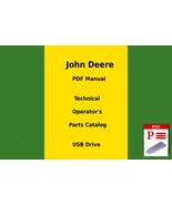 John Deere D130 Tractor Technical + Operator&#39;s Manual With Parts Catalog... - $37.99