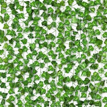 Artificial Ivy Garland, Fake Vines Leaf Garland, Green Leaves Fake, 252 Ft. - £31.86 GBP