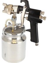 AIR SPRAY GUN Production Paint Sprayer 1 Quart Siphon Non Drip Cup High Press em - £35.96 GBP
