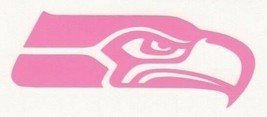 Pink Seattle Seahawks fire helmet decal sticker window hard hat laptop - £2.72 GBP+