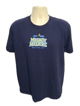 NYRR New York Road Runners Mighty Milers Adult Large Blue TShirt - £15.40 GBP