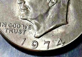 Eisenhower Dollar – 1974 D  AA20-7097 - £40.14 GBP