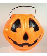 VTG Norfolk General Foam Plastics Halloween Pumpkin Jack-O-Lantern Candy... - £12.14 GBP