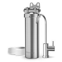 Waterdrop BS08 Under Sink Water, 1 Filter &amp; 1 Brushed Nickel Faucet Included - £94.09 GBP