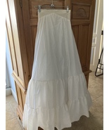 Bridal petticoat floor length with zipper - £79.91 GBP