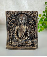 Jesus Meditating in Nature Handmade Gypsum Stone Wall Hanging Plaque - £59.73 GBP