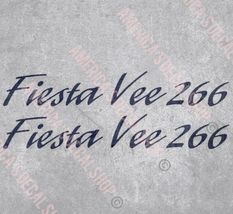 OEM Rinker Fiesta Vee 266 Boat Yacht Flat Decals 2PC Set New Oracle USA - $29.69