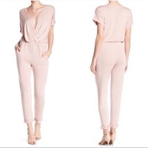 Young Fabulous &amp; Broke Colleen Pink Jumpsuit Size Medium - £22.07 GBP