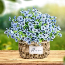 12 Bundles Spring Artificial Flowers Outdoor, Uv Resistant Fake Flowers,... - $31.92