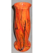 Art Deco CZECHOSLOVAKIA Mottled Colors ART GLASS VASE Nice! #2 - $180.60 CAD