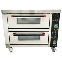 220V 6.4KW Commercial Movable Double-decker Pizza Electric Oven  - £607.36 GBP