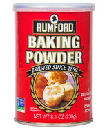 1 New RUMFORD Double acting BAKING POWDER gluten free Zero trans fat 8.1 oz - $15.55