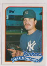 Dale Mohorcic New York Yankees Pitcher 1989 Topps Card # 26 Near Mint - £1.07 GBP