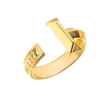Gold Plated Dainty Stackable Ring Eternity Bands Jewelry Gift (gold) - £20.04 GBP