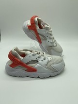 Nike Huarache Run White/Racer Pink 704952 108 Youth Size 10C Kids Girls - $27.98