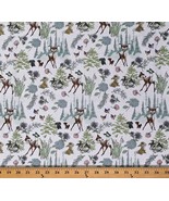 Cotton Bambi and Friends Thumper Disney Fairytale Fabric Print by Yard D... - £7.82 GBP